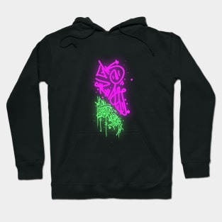 Neon Graffiti / Tag Hoodie